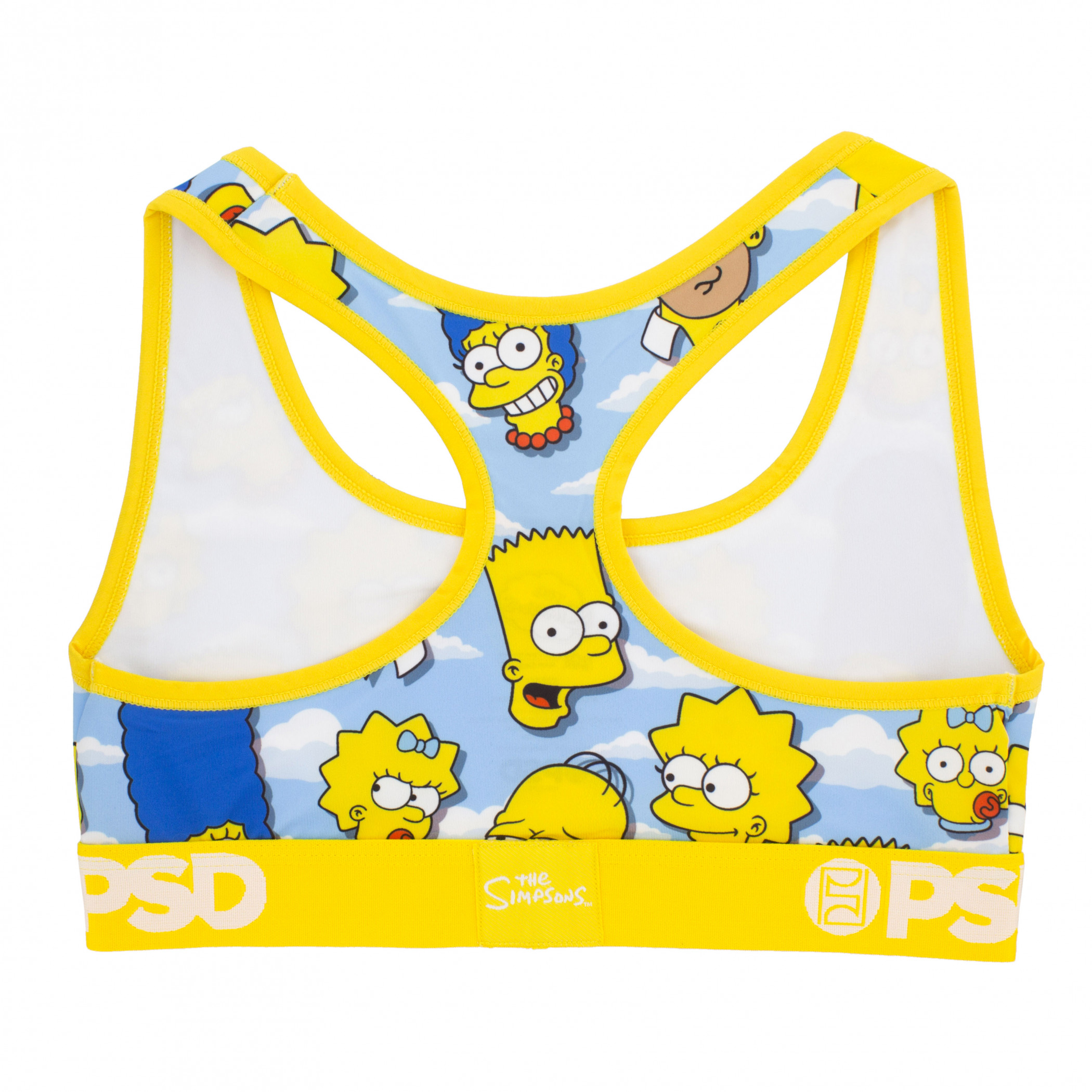 The Simpsons Family High in The Sky PSD Sports Bra